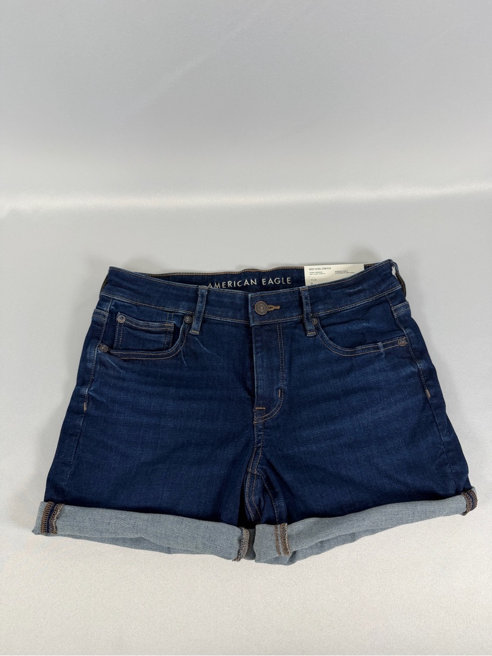 American Eagle High‑Rise Jeans Women’s Size 2 NWT | Dark Blue Stretch Denim